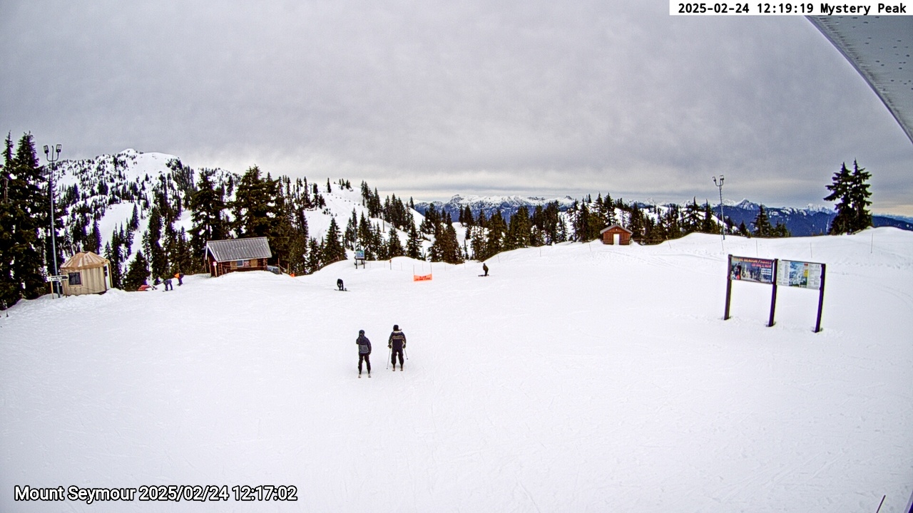 Webcam frame from Mount Seymour at 2025/02/24 12:00