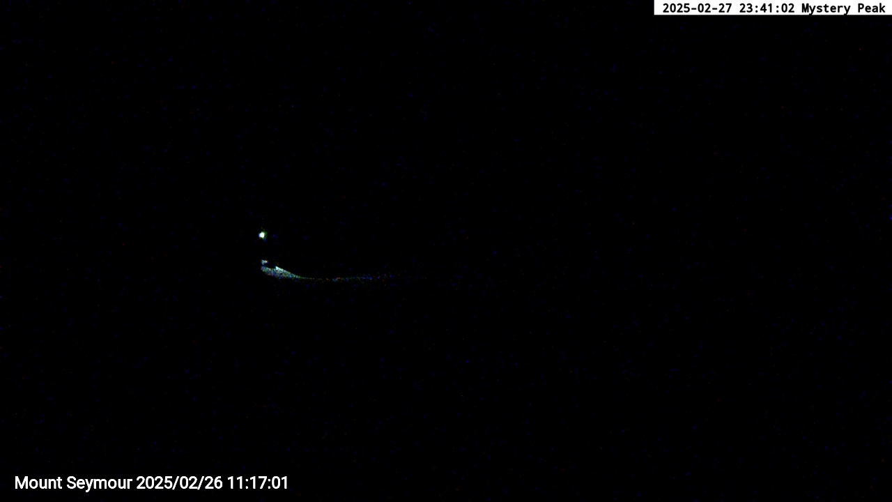 Webcam frame from Mount Seymour on 2025/02/26