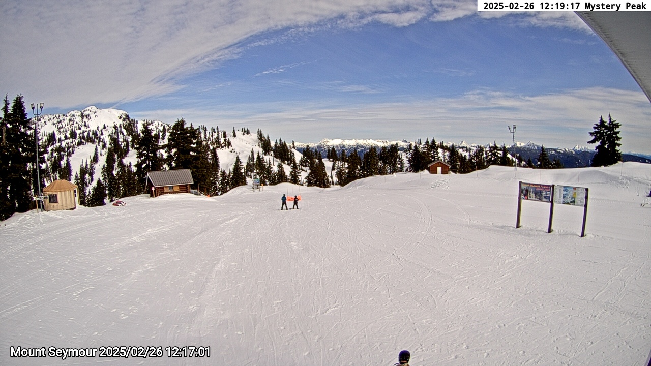 Webcam frame from Mount Seymour at 2025/02/26 12:00