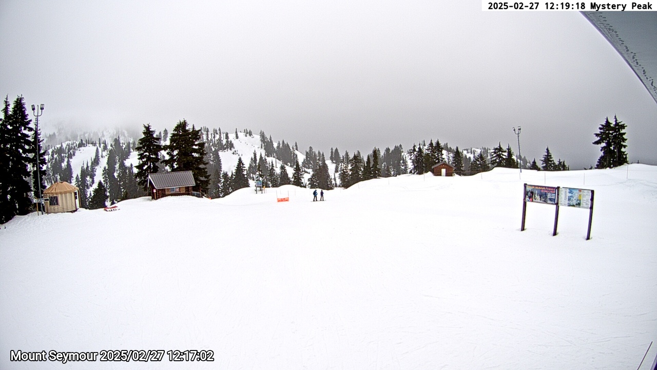 Webcam frame from Mount Seymour at 2025/02/27 12:00