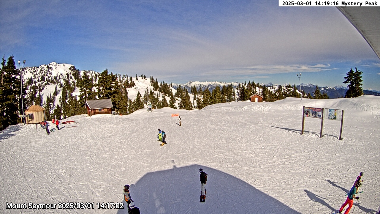 Webcam frame from Mount Seymour on 2025/03/01