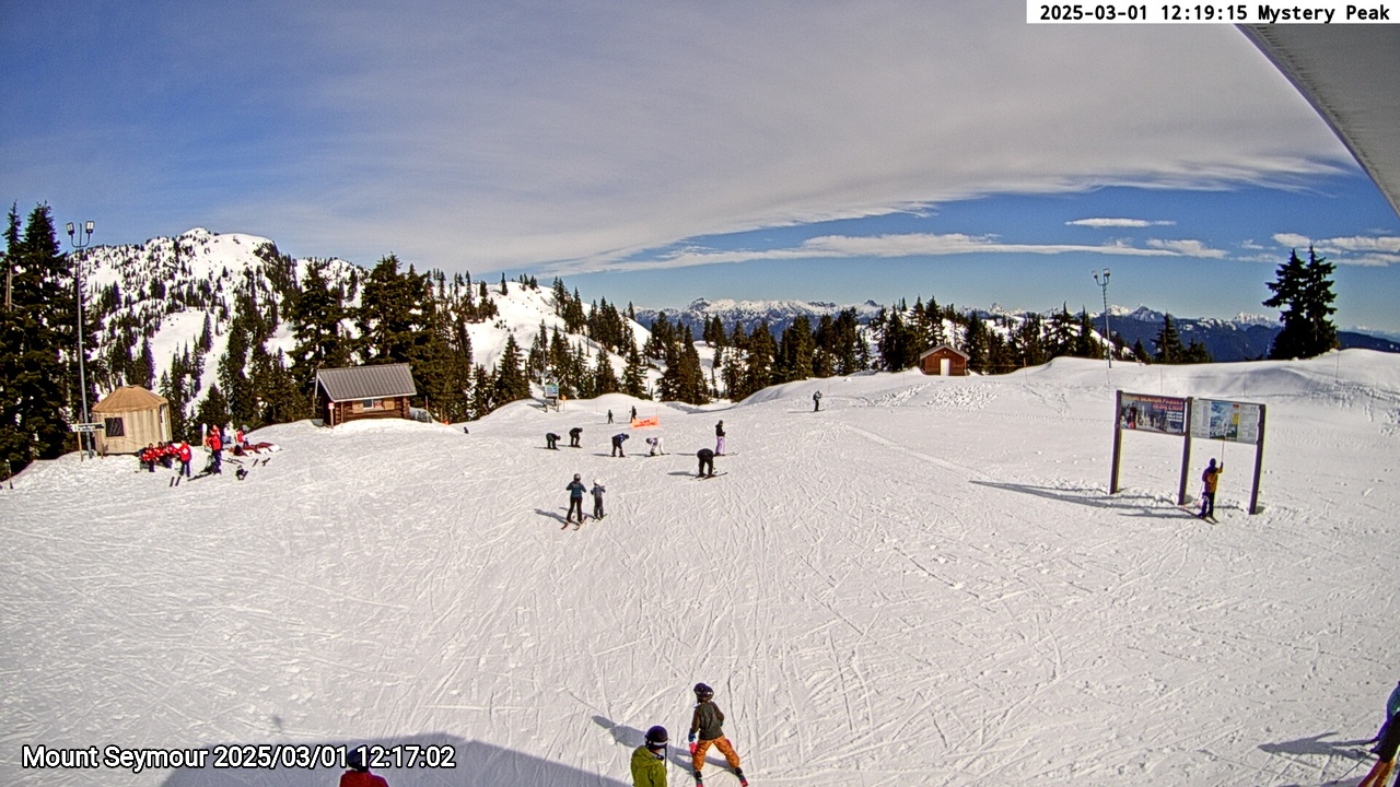Webcam frame from Mount Seymour at 2025/03/01 12:00