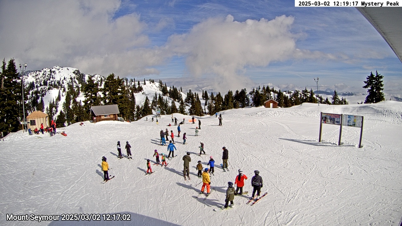 Webcam frame from Mount Seymour at 2025/03/02 12:00
