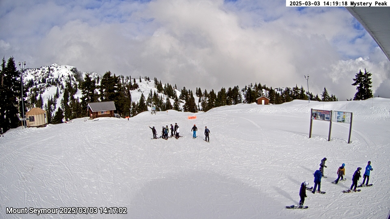 Webcam frame from Mount Seymour on 2025/03/03