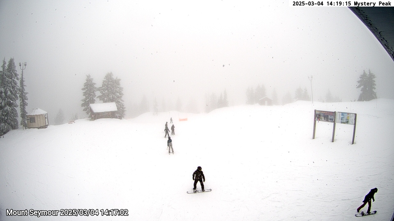 Webcam frame from Mount Seymour on 2025/03/04