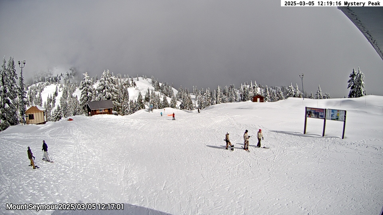 Webcam frame from Mount Seymour at 2025/03/05 12:00