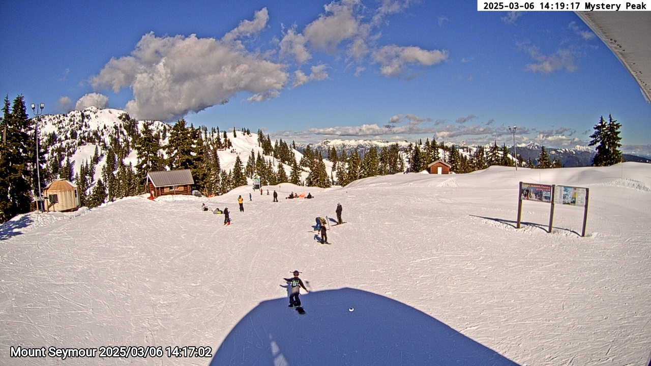 Webcam frame from Mount Seymour on 2025/03/06