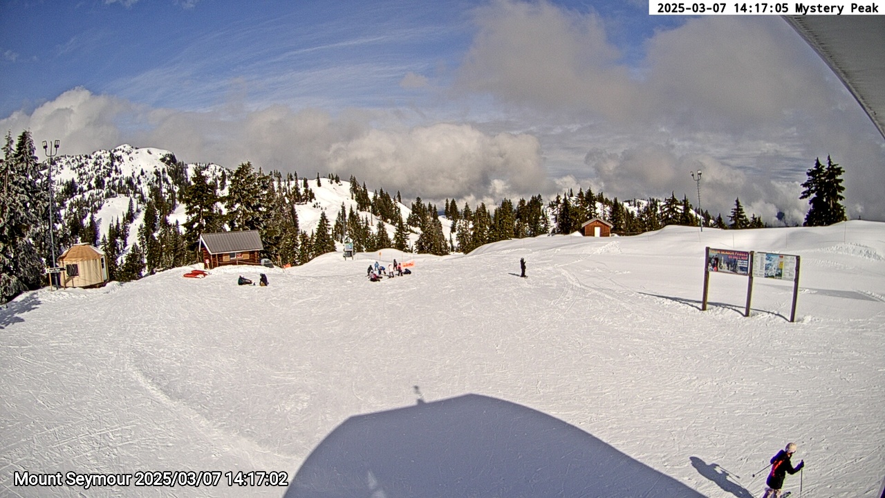 Webcam frame from Mount Seymour on 2025/03/07