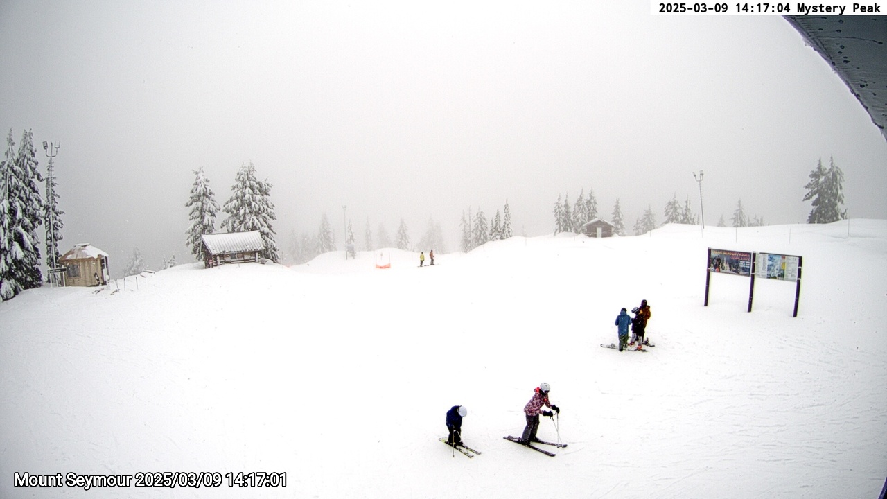 Webcam frame from Mount Seymour on 2025/03/09
