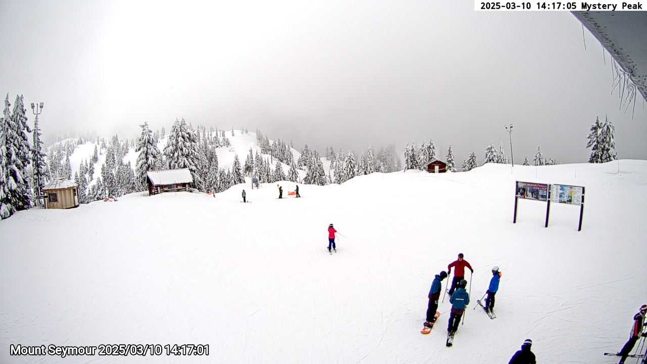 Webcam frame from Mount Seymour on 2025/03/10