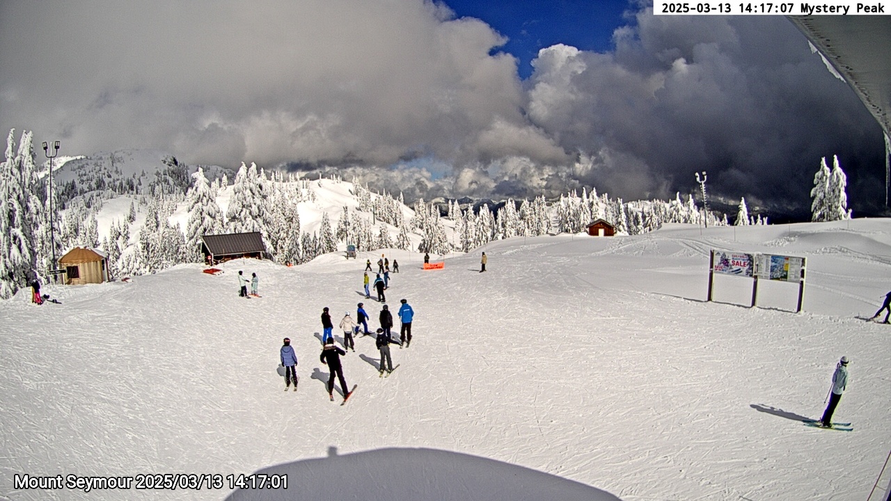 Webcam frame from Mount Seymour on 2025/03/13
