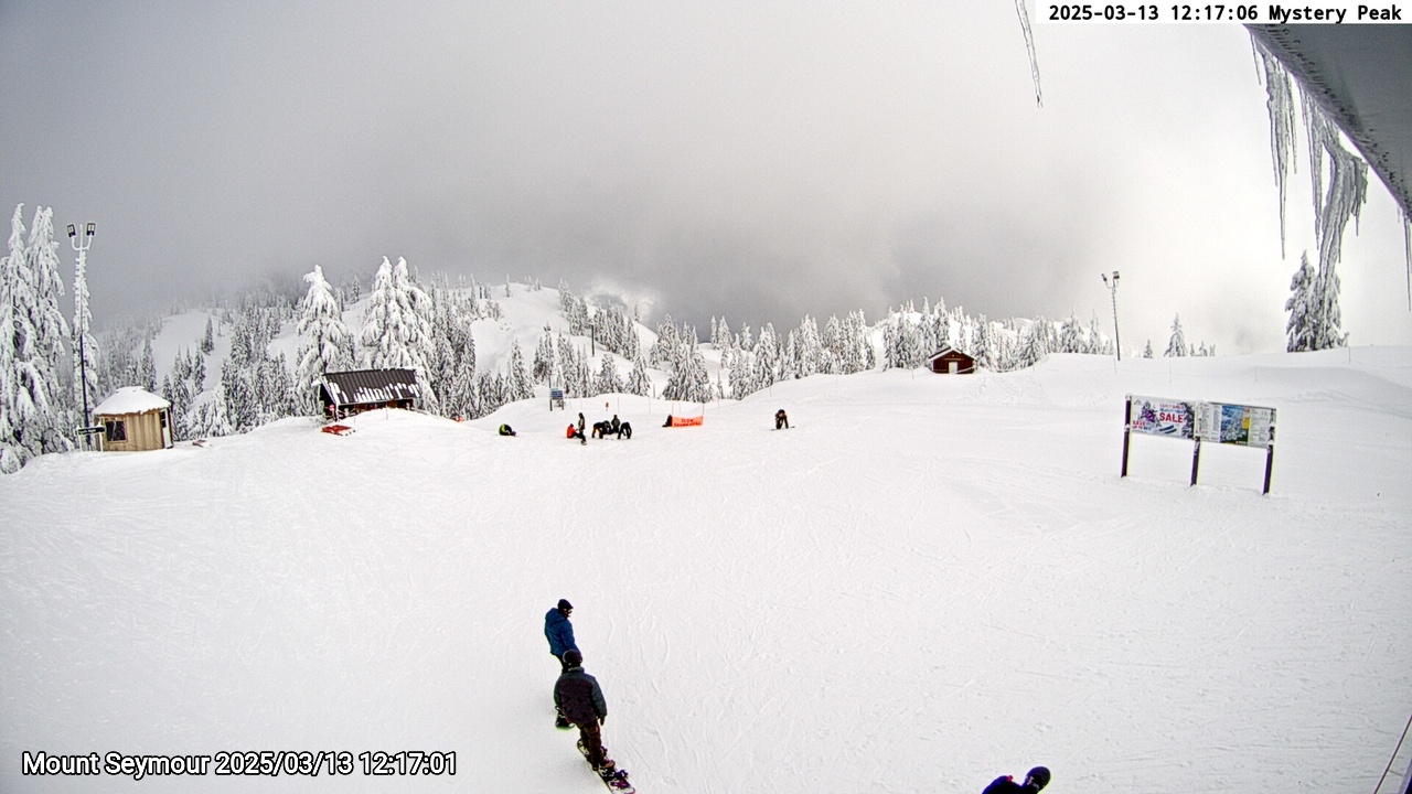 Webcam frame from Mount Seymour at 2025/03/13 12:00