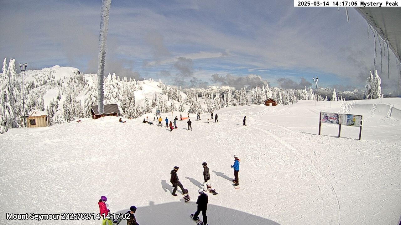 Webcam frame from Mount Seymour on 2025/03/14
