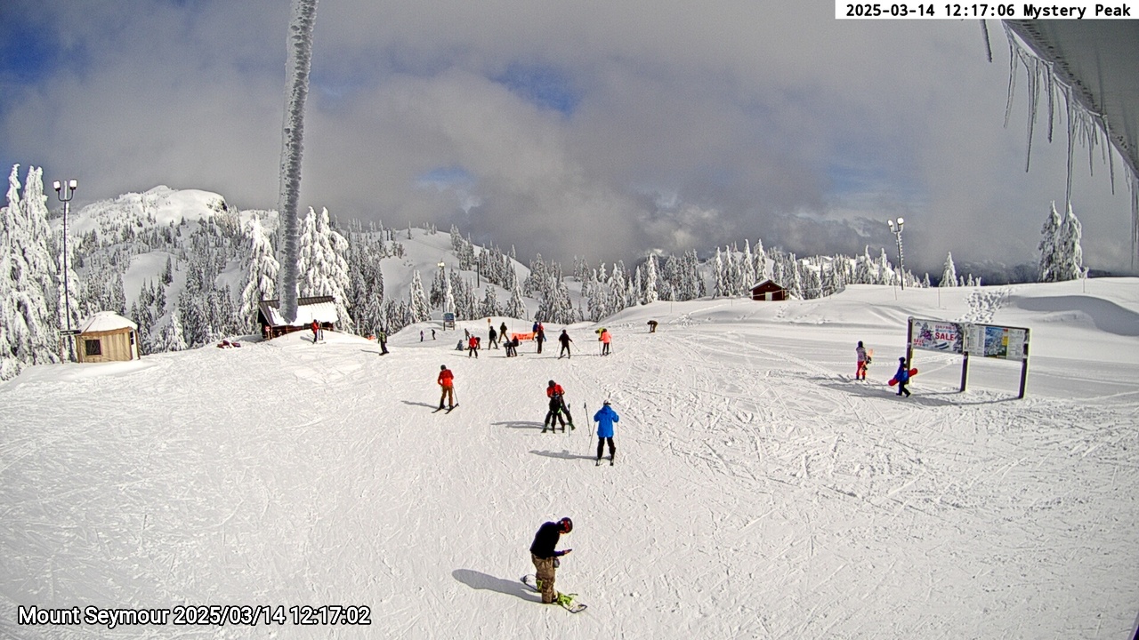 Webcam frame from Mount Seymour at 2025/03/14 12:00