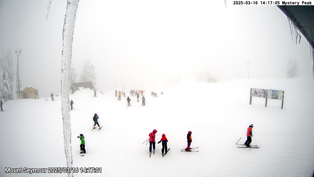 Webcam frame from Mount Seymour on 2025/03/16