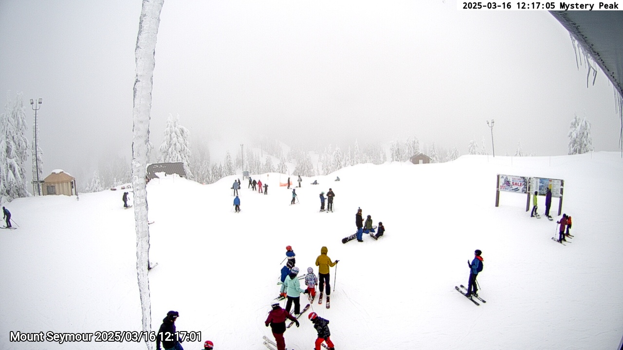 Webcam frame from Mount Seymour at 2025/03/16 12:00