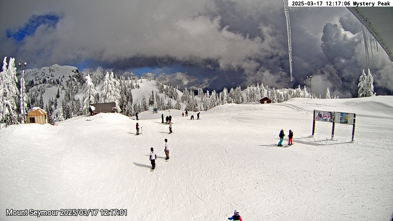 Webcam frame from Mount Seymour at 2025/03/17 12:00