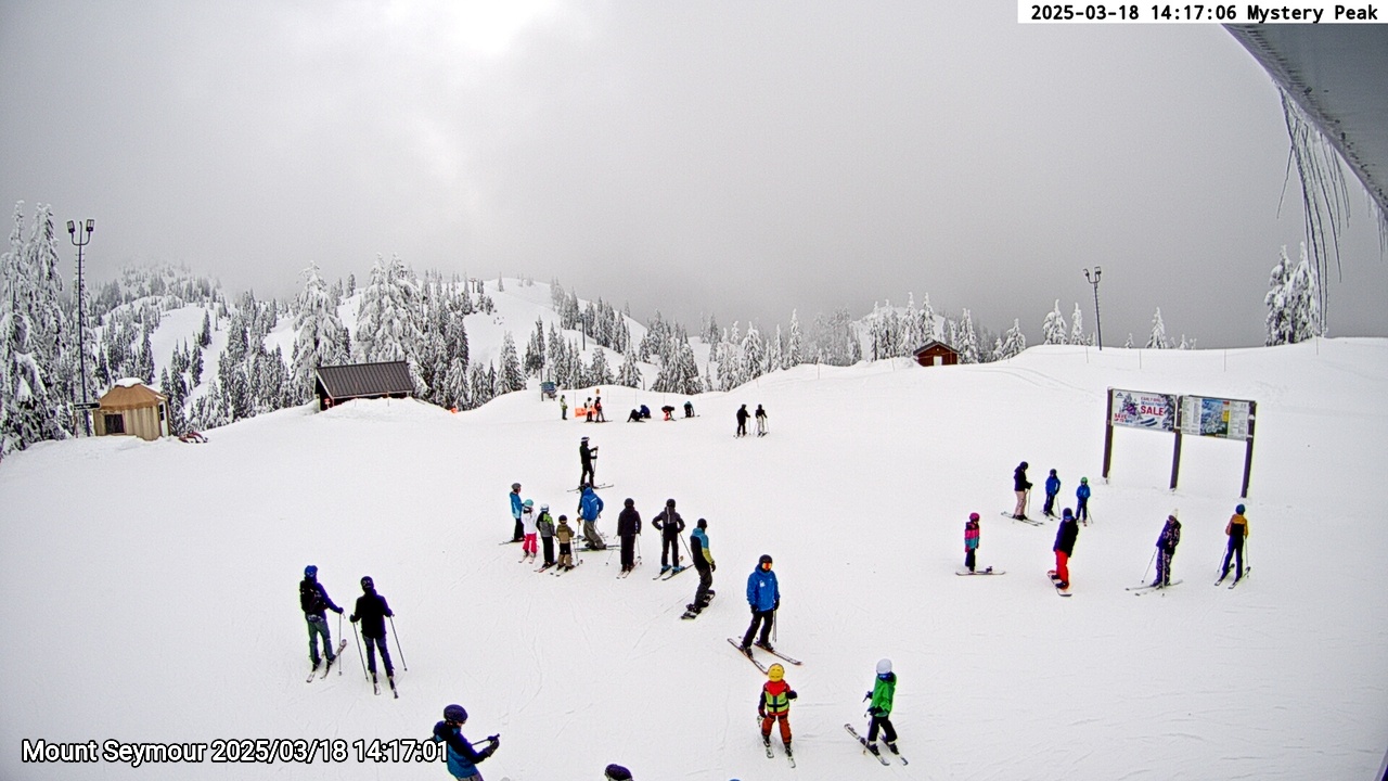 Webcam frame from Mount Seymour on 2025/03/18