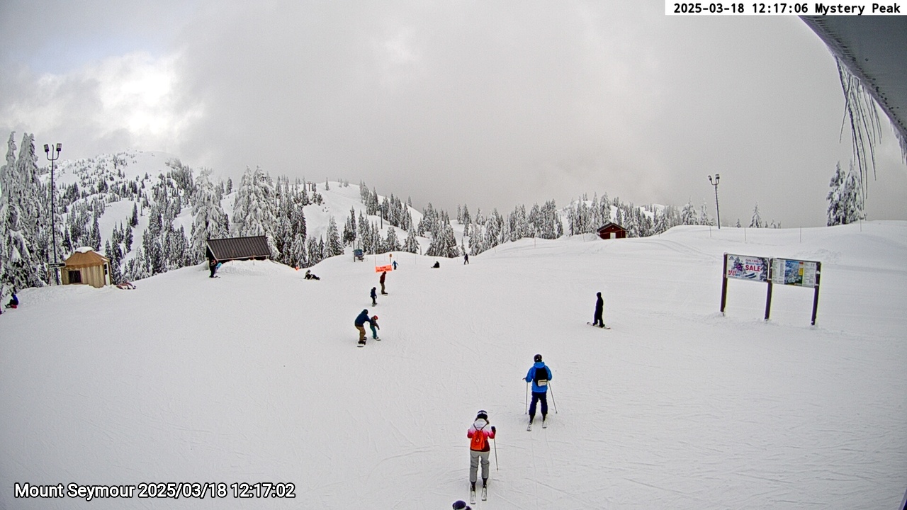 Webcam frame from Mount Seymour at 2025/03/18 12:00