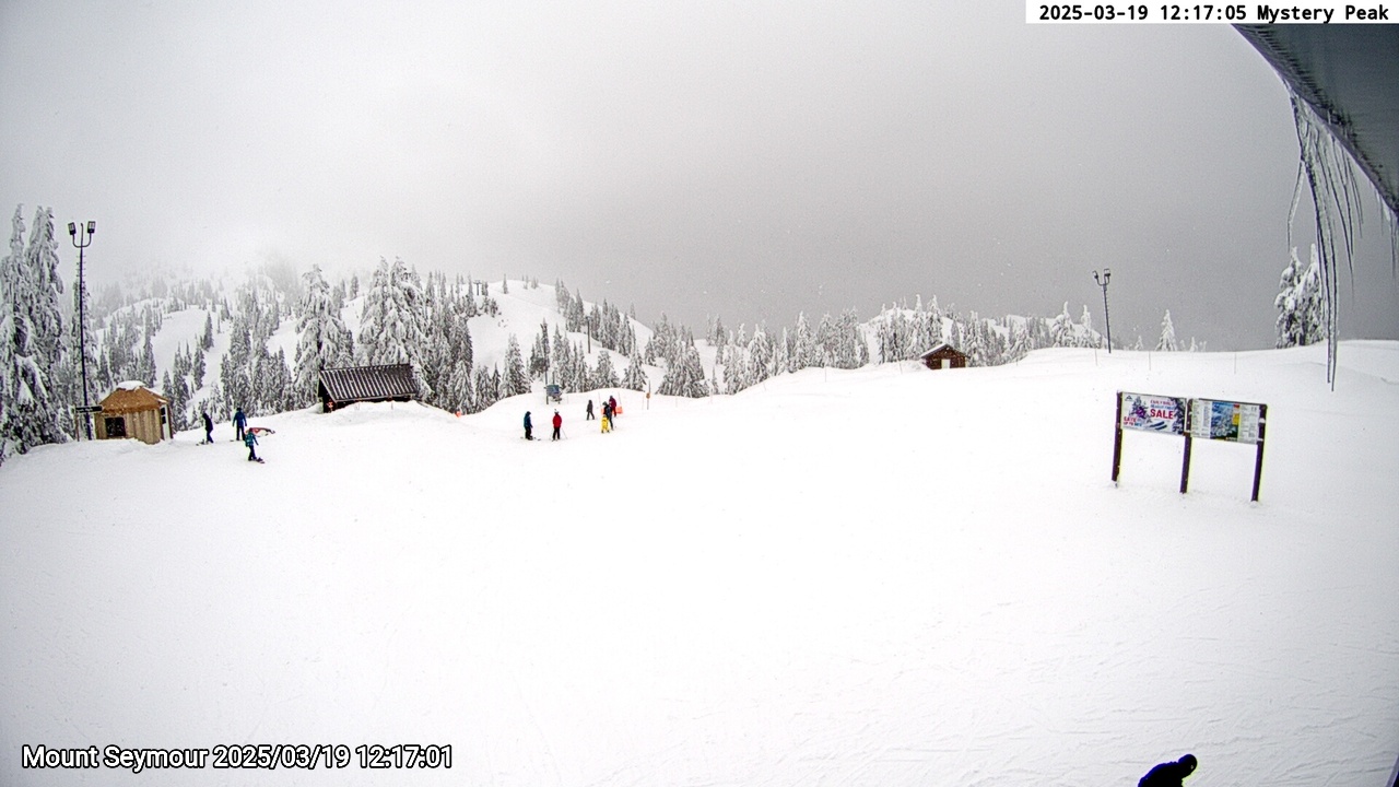 Webcam frame from Mount Seymour at 2025/03/19 12:00