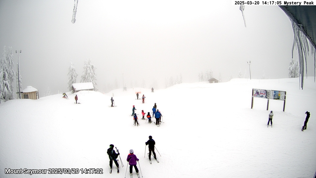 Webcam frame from Mount Seymour on 2025/03/20