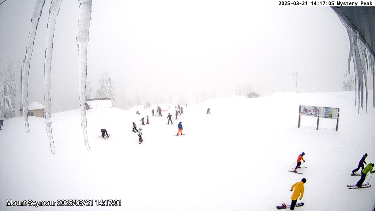 Webcam frame from Mount Seymour on 2025/03/21