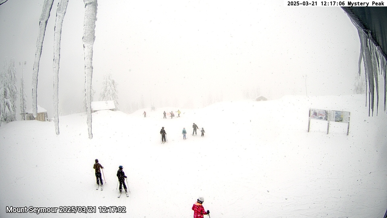 Webcam frame from Mount Seymour at 2025/03/21 12:00