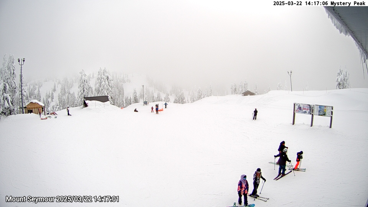 Webcam frame from Mount Seymour on 2025/03/22