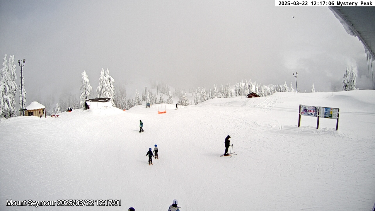 Webcam frame from Mount Seymour at 2025/03/22 12:00