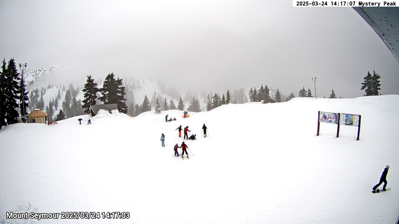 Webcam frame from Mount Seymour on 2025/03/24