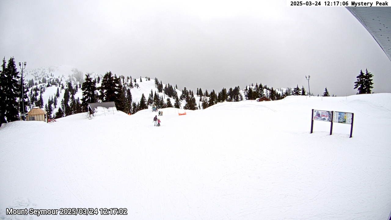 Webcam frame from Mount Seymour at 2025/03/24 12:00
