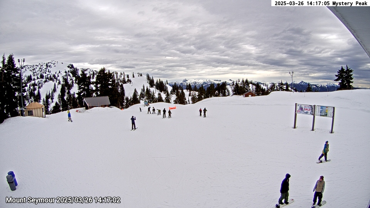 Webcam frame from Mount Seymour on 2025/03/26