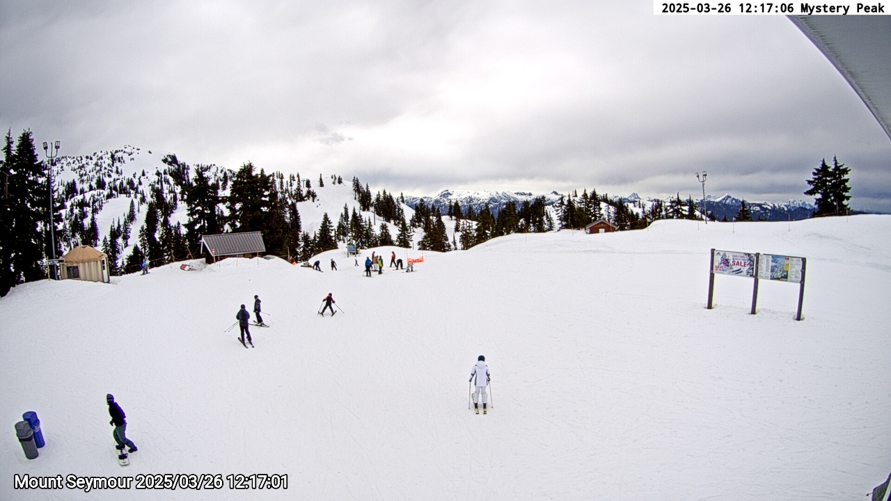 Webcam frame from Mount Seymour at 2025/03/26 12:00