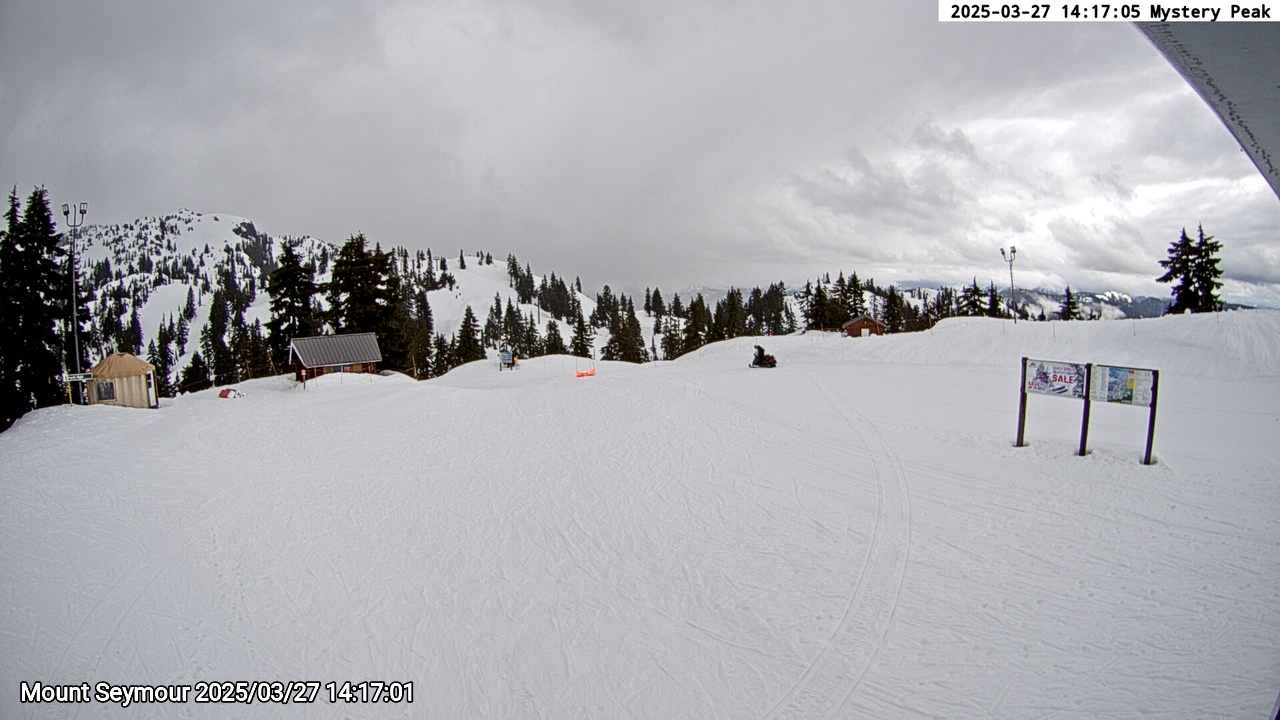 Webcam frame from Mount Seymour on 2025/03/27