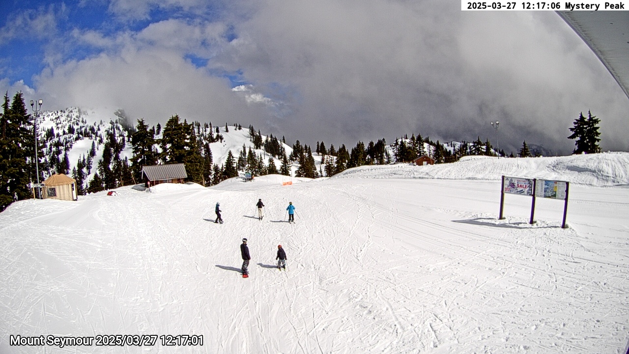 Webcam frame from Mount Seymour at 2025/03/27 12:00