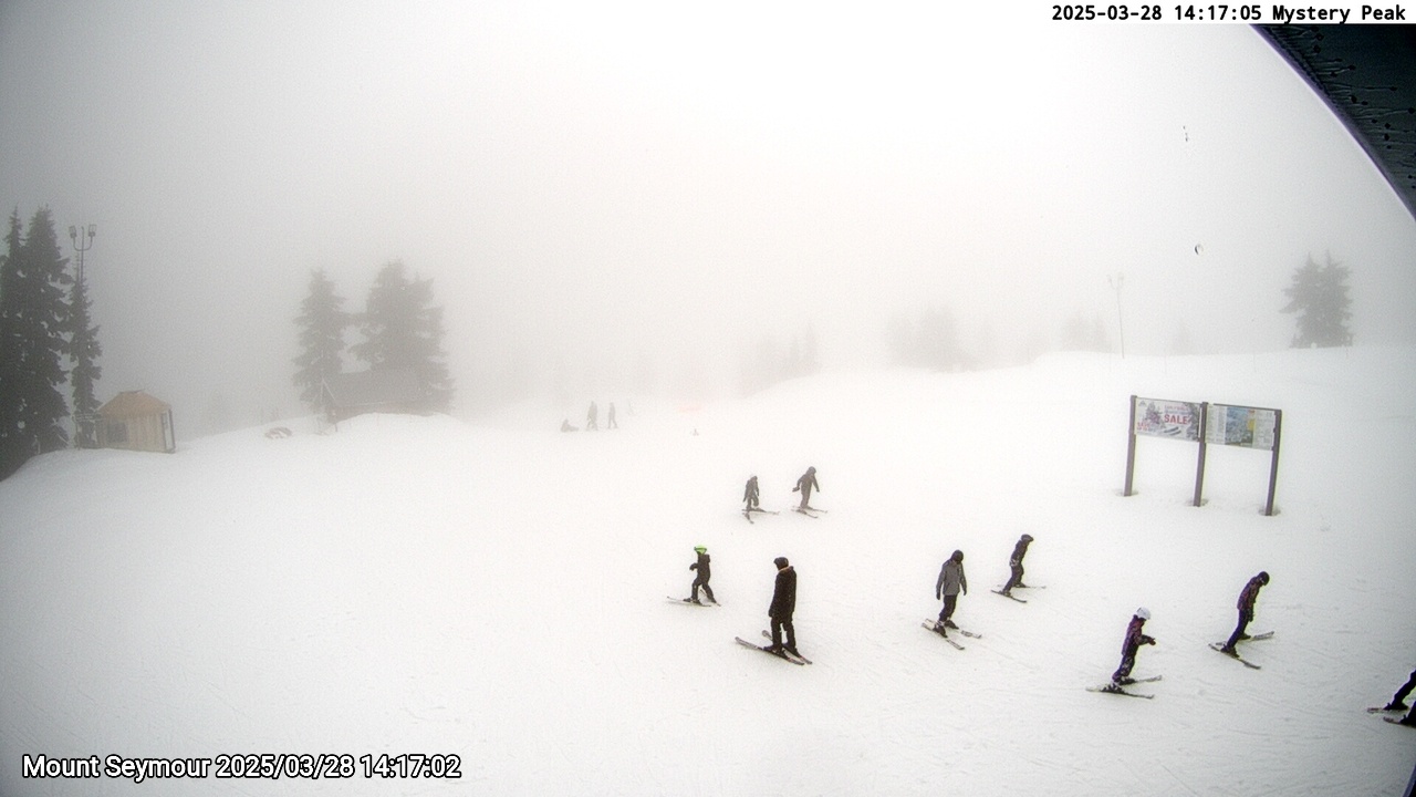 Webcam frame from Mount Seymour on 2025/03/28
