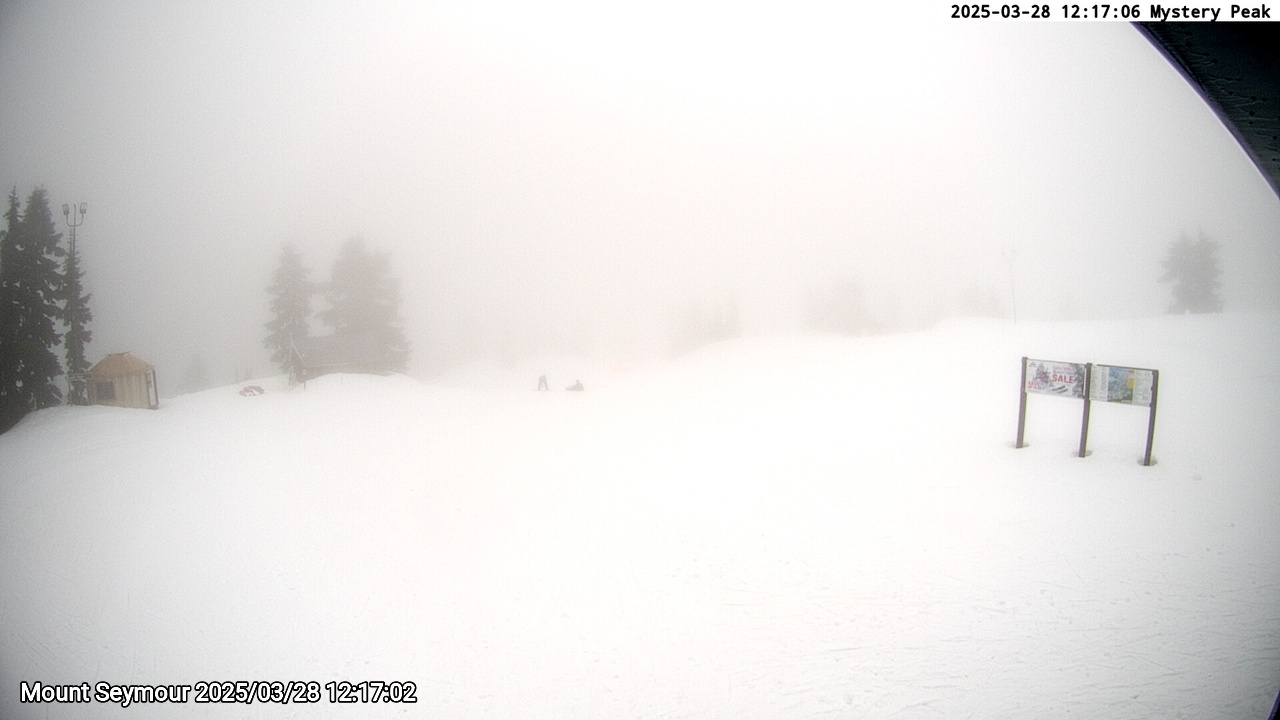 Webcam frame from Mount Seymour at 2025/03/28 12:00
