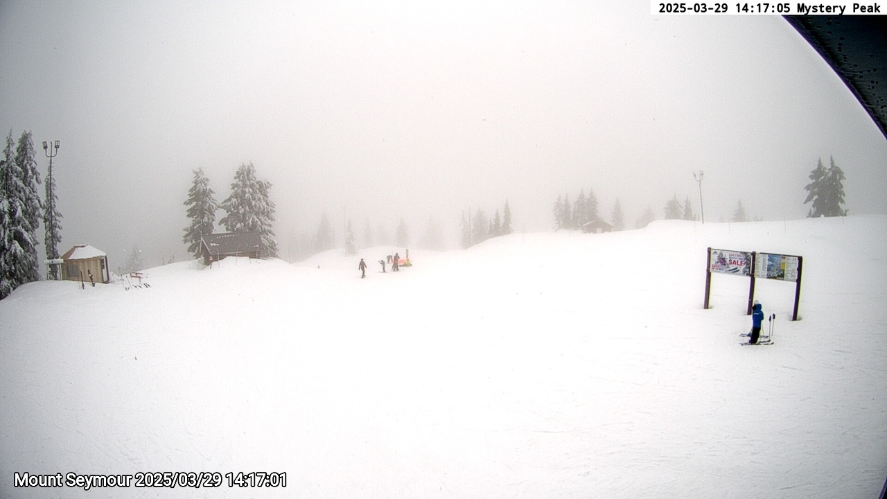 Webcam frame from Mount Seymour on 2025/03/29