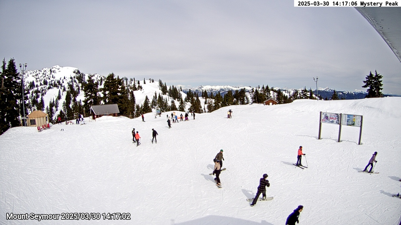 Webcam frame from Mount Seymour on 2025/03/30