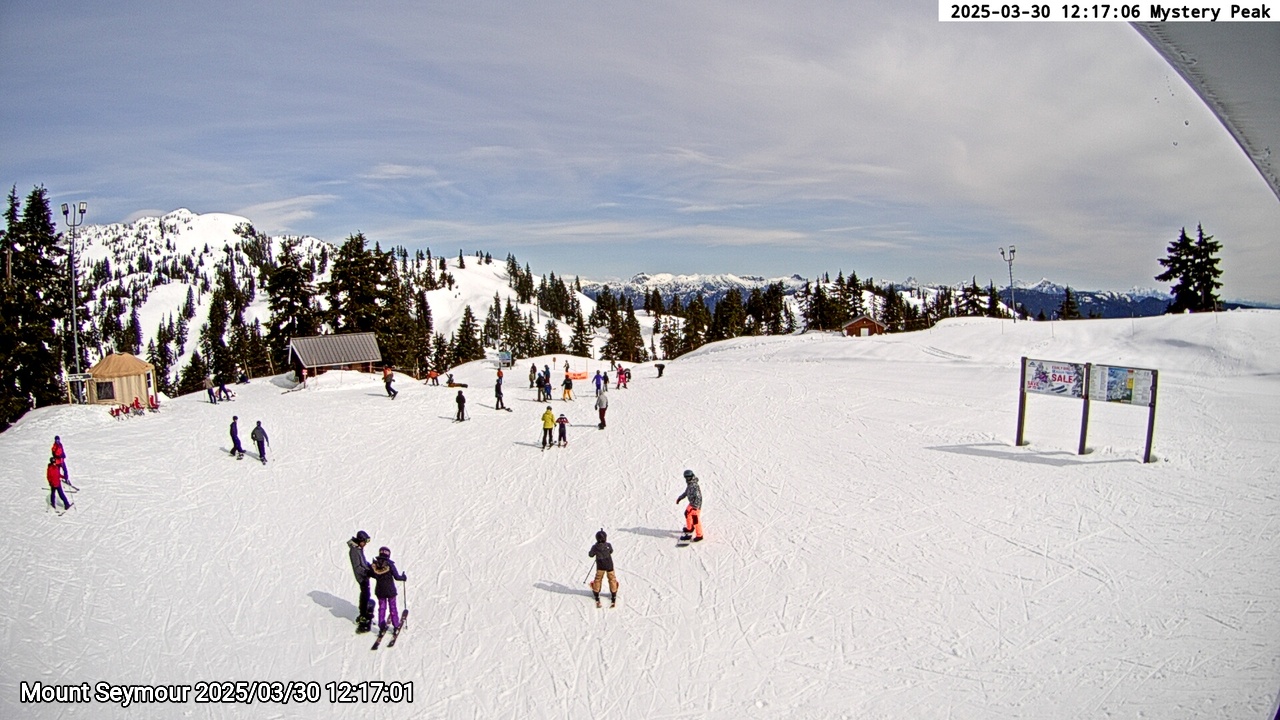 Webcam frame from Mount Seymour at 2025/03/30 12:00