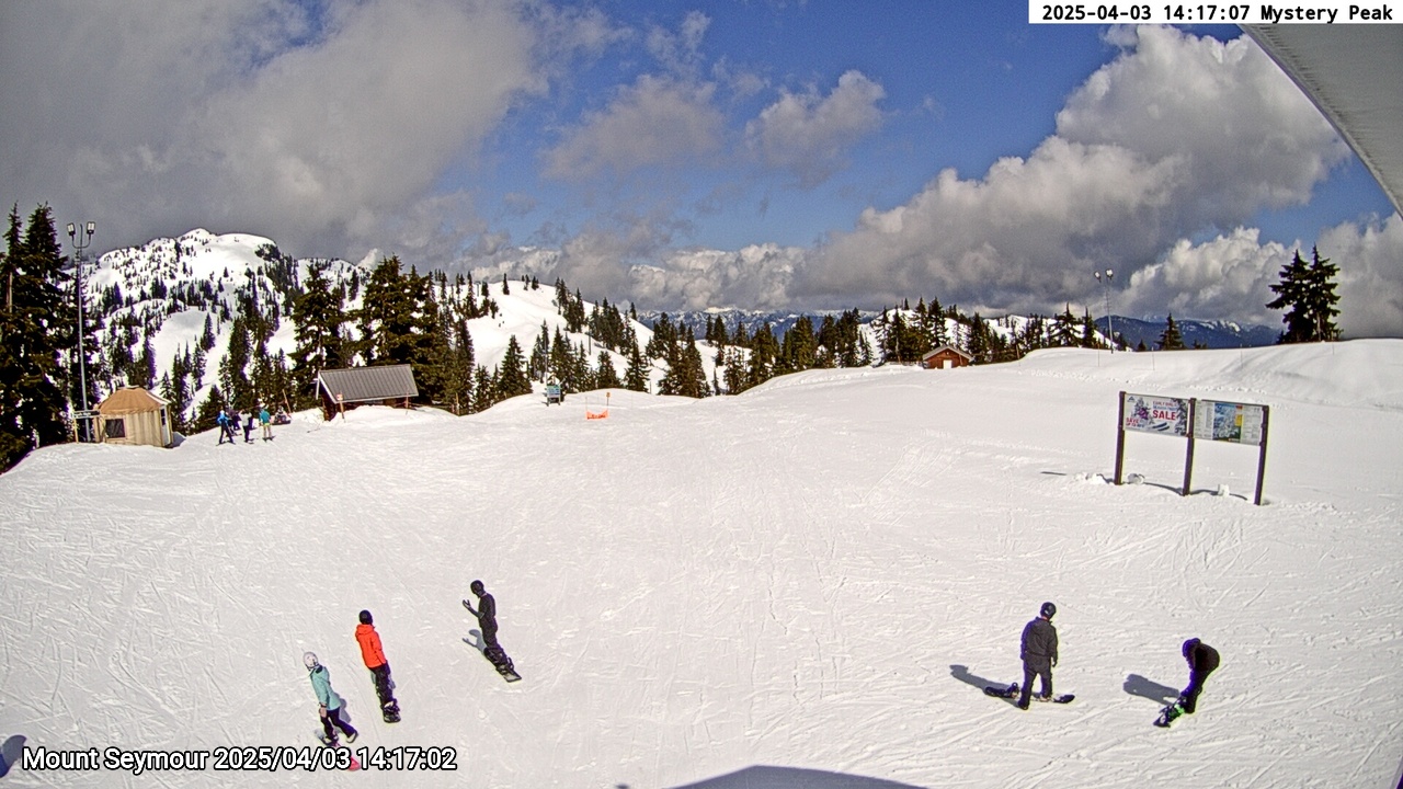 Webcam frame from Mount Seymour on 2025/04/03