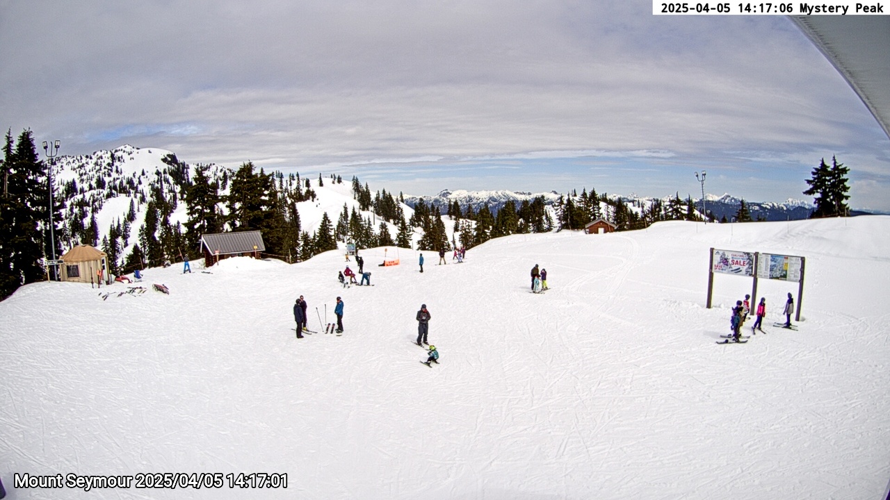 Webcam frame from Mount Seymour on 2025/04/05