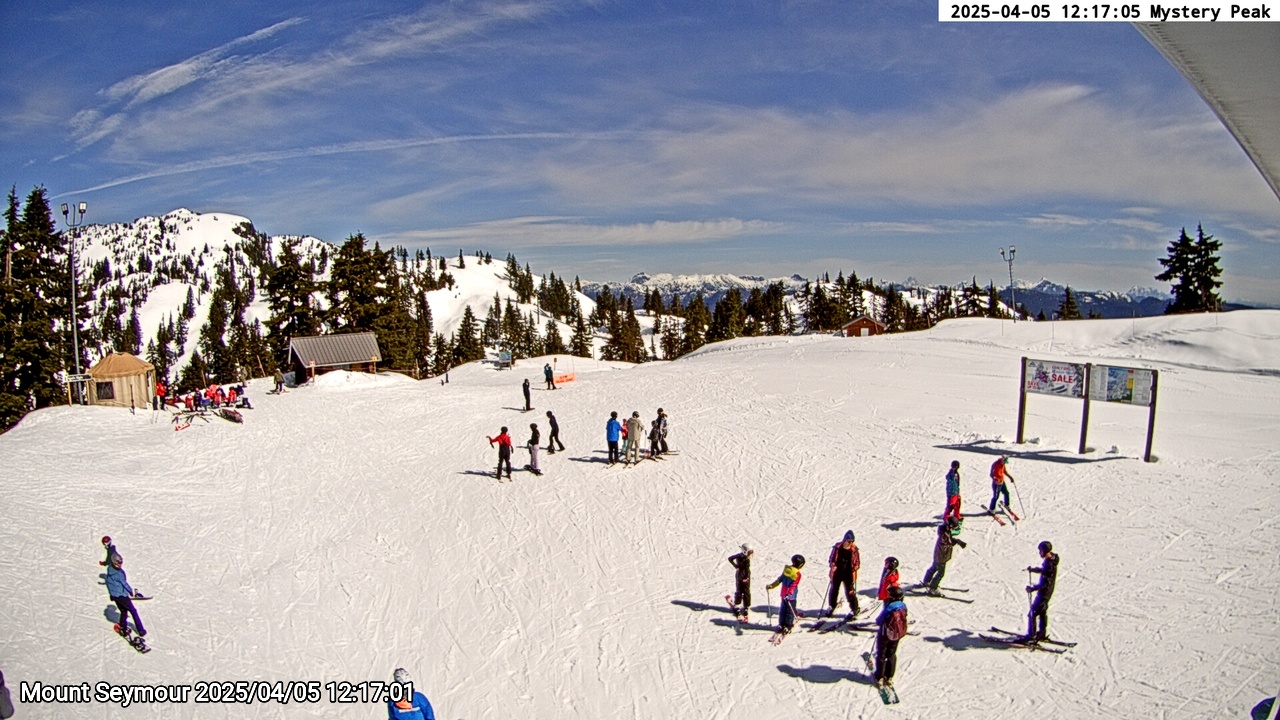 Webcam frame from Mount Seymour at 2025/04/05 12:00