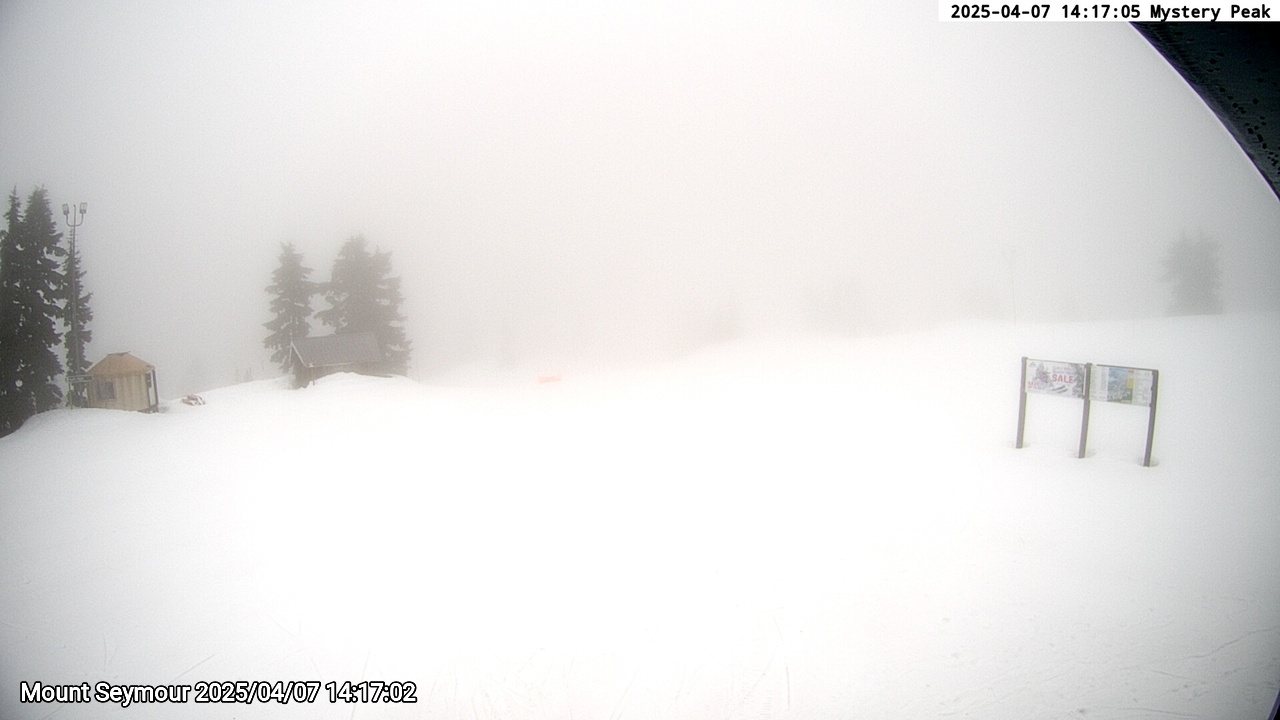 Webcam frame from Mount Seymour on 2025/04/07
