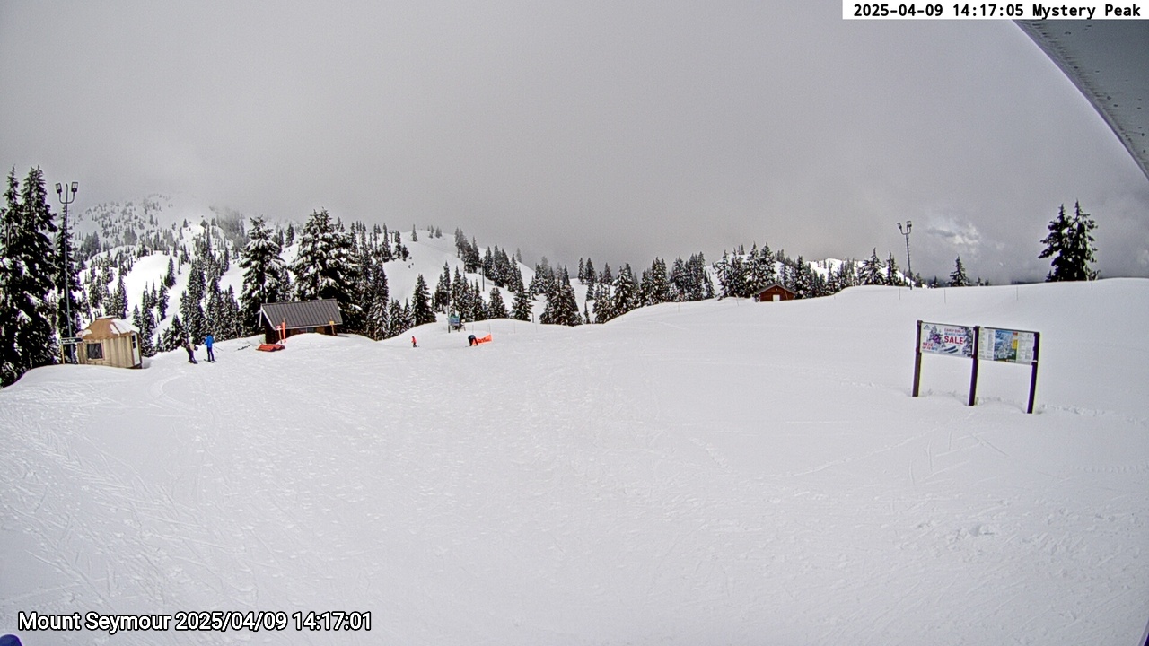 Webcam frame from Mount Seymour on 2025/04/09