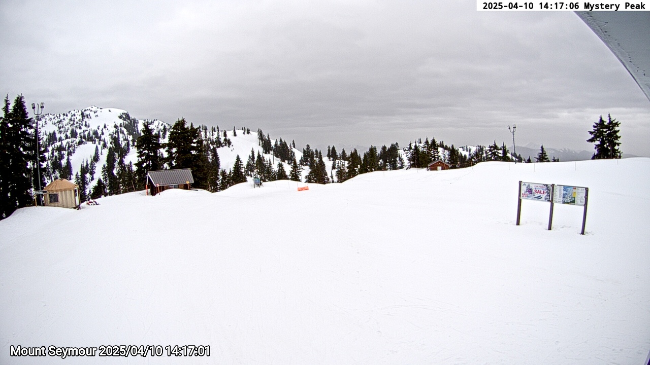 Webcam frame from Mount Seymour on 2025/04/10