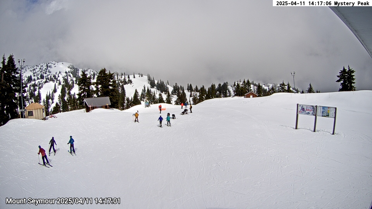Webcam frame from Mount Seymour on 2025/04/11