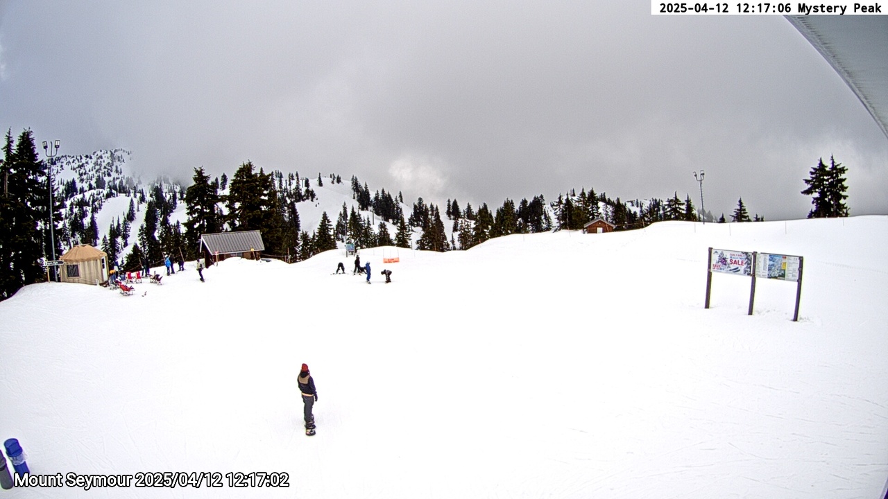 Webcam frame from Mount Seymour at 2025/04/12 12:00