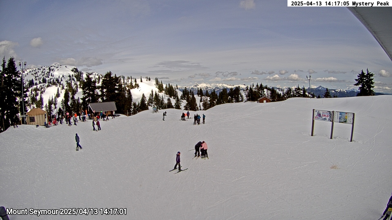 Webcam frame from Mount Seymour on 2025/04/13