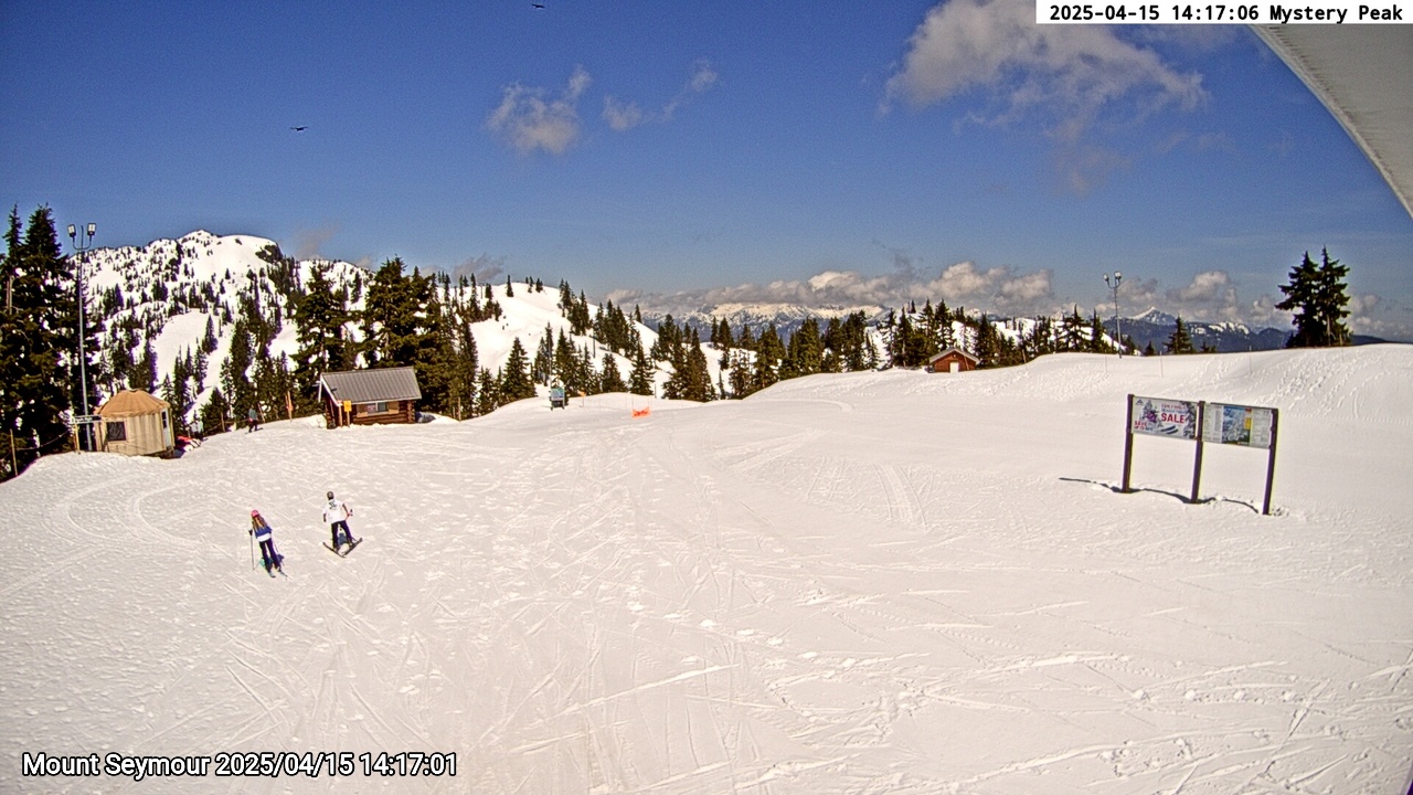 Webcam frame from Mount Seymour on 2025/04/15